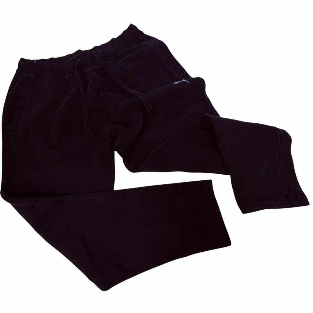 PUMA XL Black Drawstring Sweatpants w/ Pockets  30" Inseam